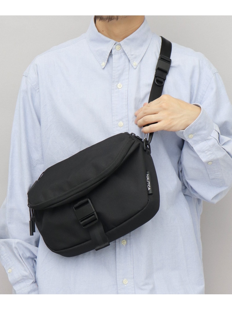 NAUTICA NAUTICA ノーティカ ショルダーバッグ コーデュラ 斜めがけ ショルダー エー.エム.エス. バッグ ショルダーバッグ ブラック【送料無料】