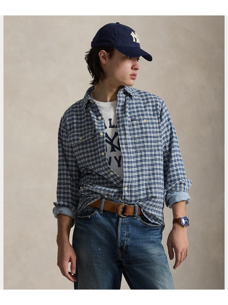 POLO RALPH LAUREN 古典派音楽 嵌まる ダブルフェイスド オックスフォード プルオーバー ラルフローレン トップス プルオーバー・トップ ベージュ【貨物輸送無料】
