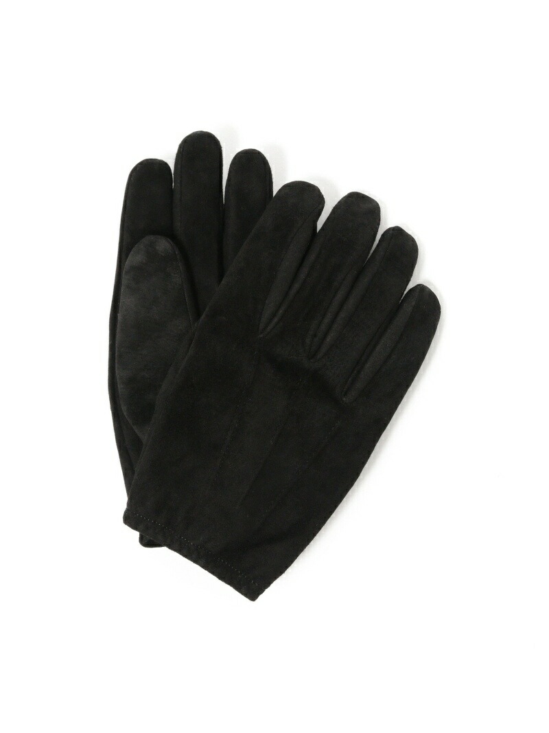 BEAMS MEN MOTO / Oiled Suede Horse Glove ビームス メン ファッション雑貨 手袋 ブラック【送料無料】| Fashion Men