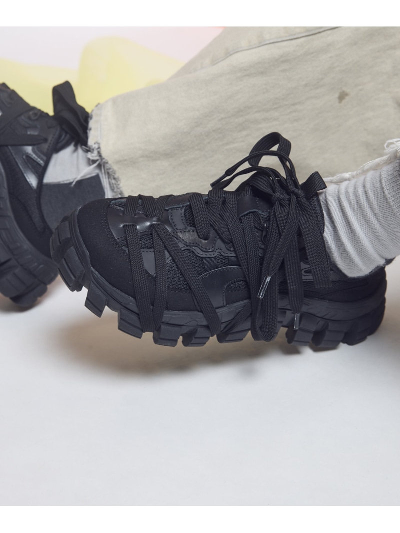 MAISON SPECIAL 【SPECIAL SHOES FACTORY COLLABORATION】Rattling Sole Sneaker Mule メゾンスペシャル シューズ・靴 ミュール ホワイト ブラック【送料無料】