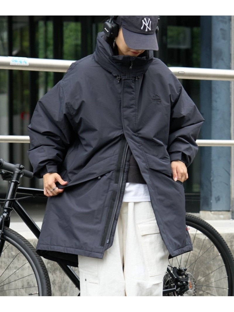 【SALE／20%OFF】CIAOPANIC TYPY 【Franklin Climbing】ロング丈クライムブロックモンスターパーカー チャオパニックティピー ジャケット・アウター その他のジャケット・アウター ベージュ ブラック【RBA_E】【送料無料】｜ Fashion Men