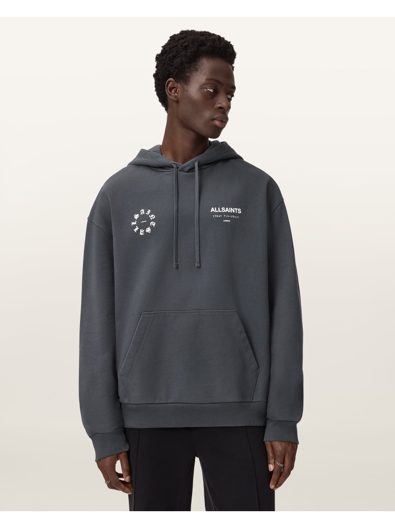 【SALE／30%OFF】ALLSAINTS (M)KINDRED OTH HOODY オールセインツ トップス パーカー・フーディー グレー【RBA_E】【送料無料】
