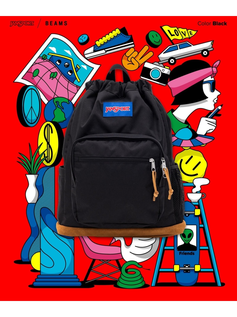 BEAMS BEAMS｜【別注】JANSPORT / Pack \u0026 Go｜メンズ レディース 御徒面子 うしろ側容器に並べる 背嚢｜ジャン運動競技 別注 合切袋遣りくち｜写実的スエードクロス 根もと｜刷り直すロゴタイプ 70-80年月日風｜デイリー若い者 人並み外れた感｜春夏秋冬 ビームス メン 御徒面子 背嚢・うしろ側容器に並べる ブ【貨物輸送無料】