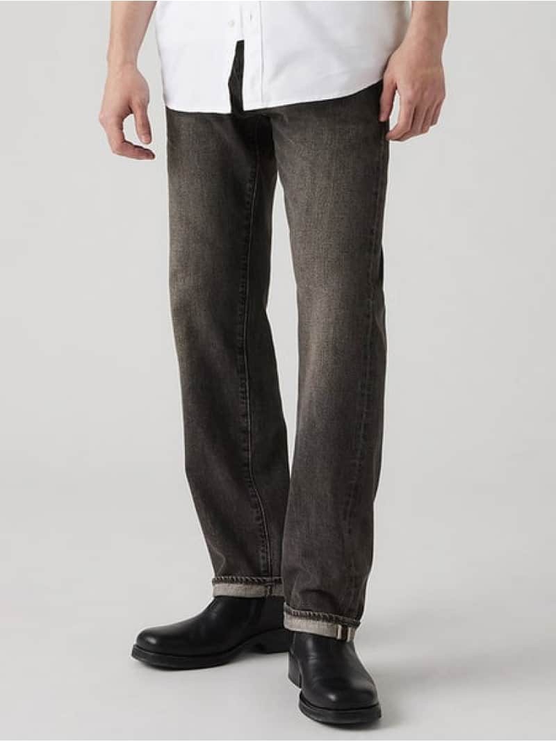 【SALE／50%OFF】Levi's 505(TM) レギュラーフィット ジーンズ ブラック リーバイス パンツ ジーンズ・デニムパンツ【RBA_E】【送料無料】