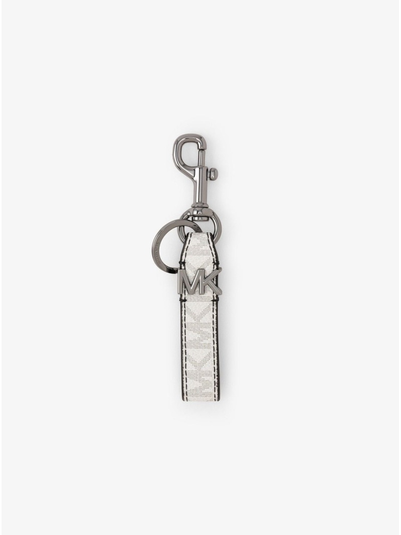 MICHAEL KORS MK トリガー キーフォブ マイケルコース マイケル・コース ファッション雑貨 チャーム・キーチェーン ホワイト【送料無料】