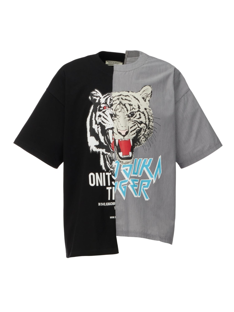 Onitsuka Tiger 【公式ショップ】GRAPHIC TEE オニツカタイガー トップス カットソー・Tシャツ ブラック ブルー【送料無料】 12,210円