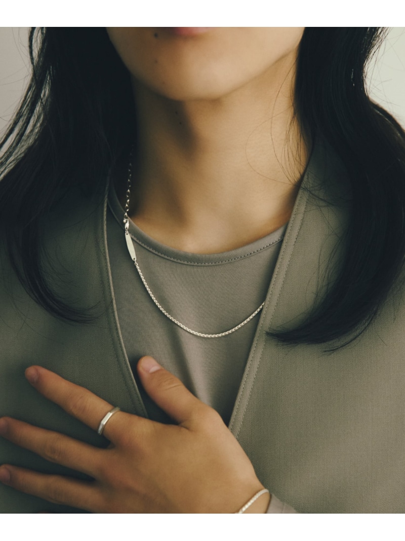 TEN. エリプスコンビチェーンネックレス SV-M- ユニセックス テン アクセサリー・腕時計 ネックレス シルバー【送料無料】｜ Fashion Men