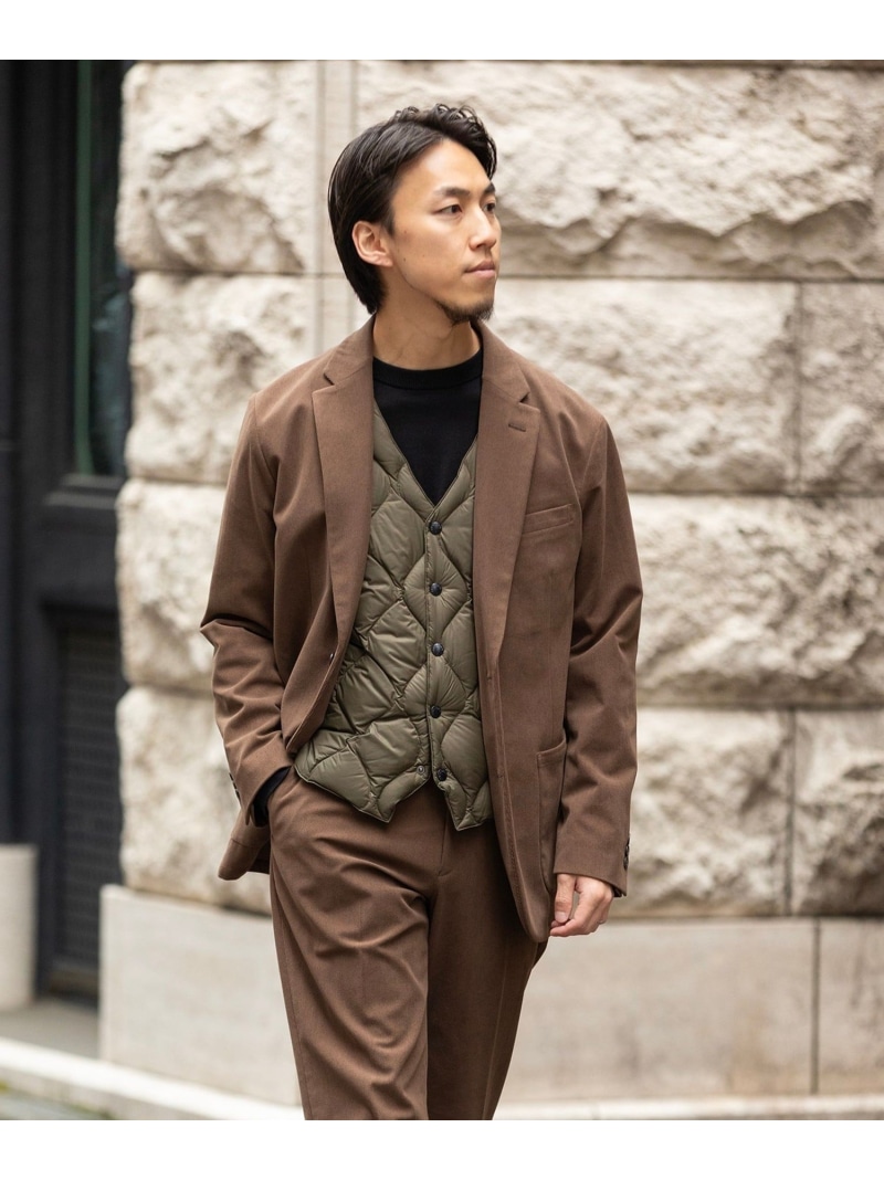 【SALE／30%OFF】SHIPS MEN SHIPS:＜室内用便器能力のある＞トリコット コール天 上衣 (セットアップ相応う) シップス ジャケット・アウター テーラードジャケット・ブレザー 米国海軍 赤銅色 黒いこと【RBA_E】【貨物輸送無料】