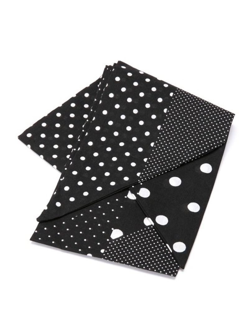 Nano Universe ランダムドットプリントスカーフ ナノユニバース