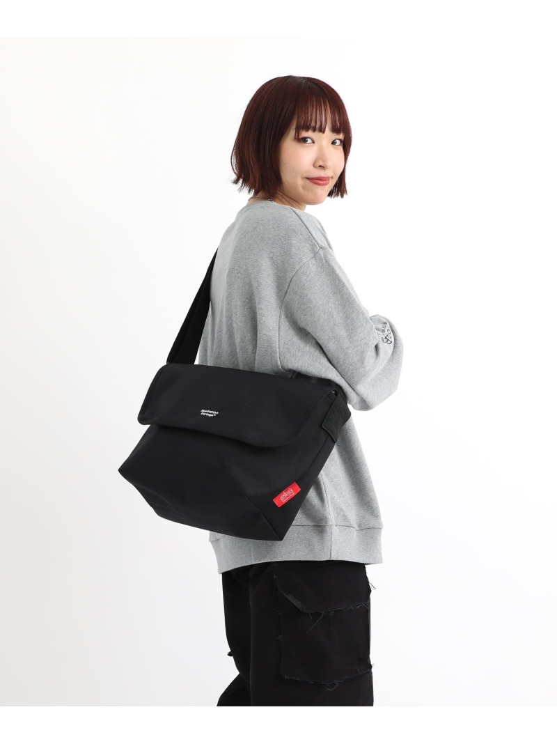 Manhattan Portage NY Messenger Bag JR Back Pocket W/ Divider Magnet 1606JRBPDMGNT マンハッタンポーテージ バッグ ショルダーバッグ ブラック【送料無料】
