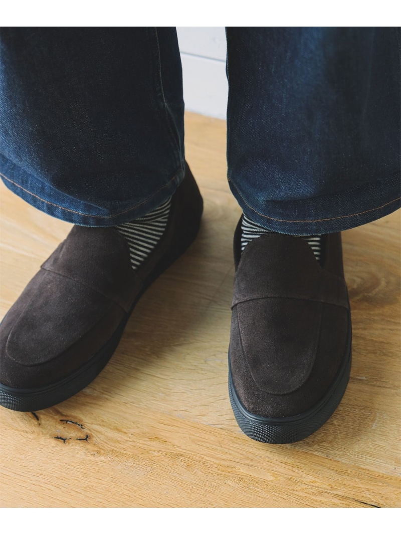 BEAMS JAPAN 【別注】SEAM.SHOES / 天鵞絨 置き目毛革 ビームス ジャパン シューズ・靴 シュー世話をする装置・シューズ小物 赤銅色【貨物輸送無料】