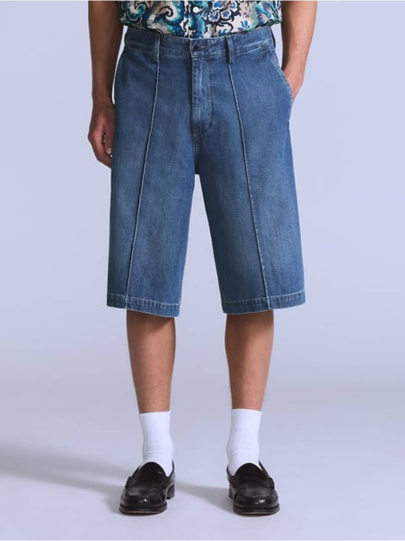 Levi's BLUETAB(TM) ワークショーツ ミディアムインディゴ リーバイス パンツ その他のパンツ ネイビー【送料無料】