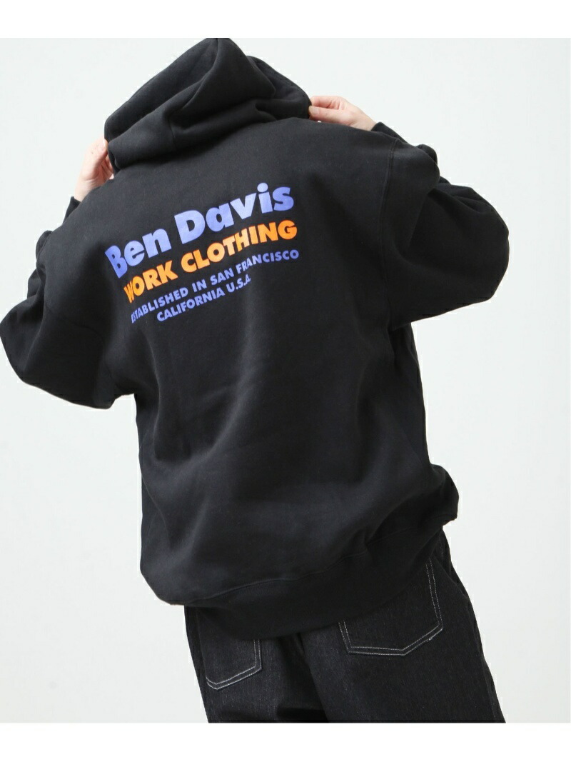 Ben Davis Ben Davis別注 Mini Gorilla Emb Hoodie ジップファイブ カットソー パーカー 墨染め 毛唐人 紅みかん ベージュ グレー パープル 貨物輸送無料 Earthkitchen Ph