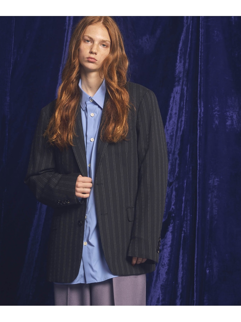 MAISON SPECIAL 【Italian Dead Stock Fabric】Dress-fit Single Tailored Jacket メゾンスペシャル ジャケット・アウター テーラードジャケット・ブレザー グレー ブラウン ベージュ ブラック【送料無料】