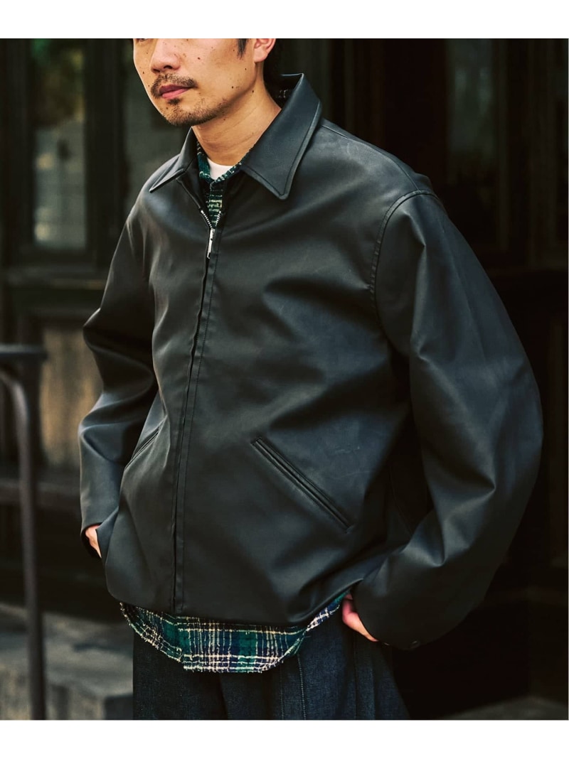 楽天市場】【SALE／50%OFF】EDIFICE シープレザーライダース