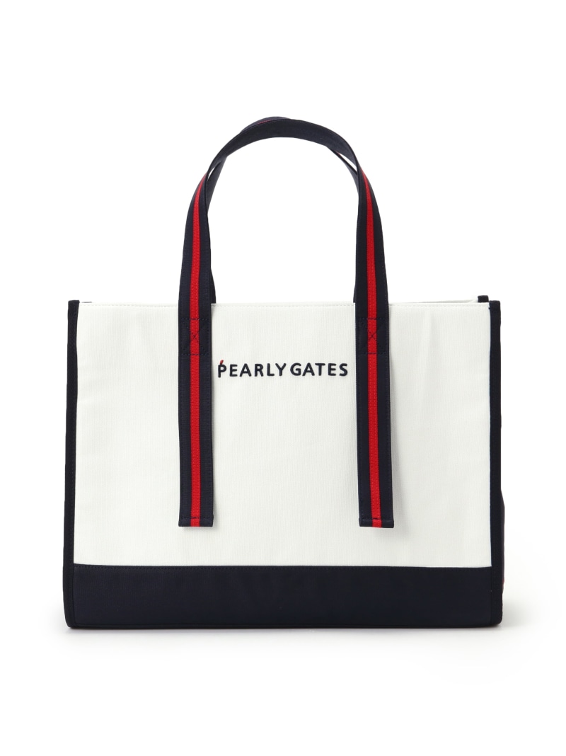 パーリーゲイツ　ロゴリボン柄ロッカーバッグ PEARLY GATES パーリーゲイツ ロゴリボン柄ロッカーバッグ : PEARLY