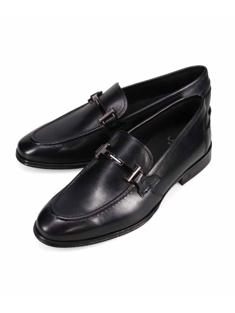 LANVIN COLLECTION LANVIN COLLECTION ビット金具付きスリッポンドレスシューズ マドラス シューズ・靴 ローファー ブラウン ブラック【送料無料】