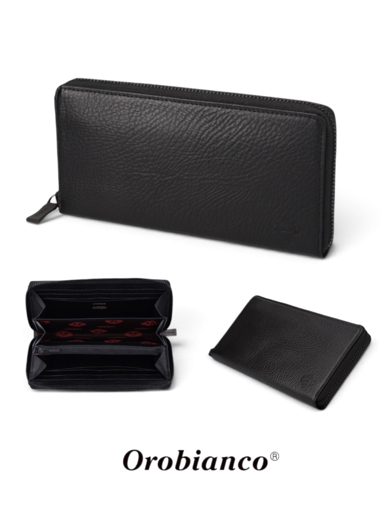 Orobianco Orobianco/(M)ジップ アラウンド ロングウォレット エムワイエス　セレクト 財布・ポーチ・ケース 財布 ブラック【送料無料】｜ Fashion Men