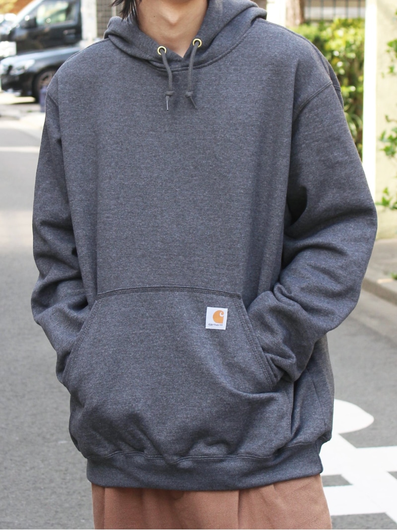 【SALE／5%OFF】Carhartt Carhartt/(U)ミッドウェイトプルオーバー フーディ イールド トップス パーカー・フーディー グレー ブラック イエロー ネイビー オレンジ【RBA_E】【送料無料】