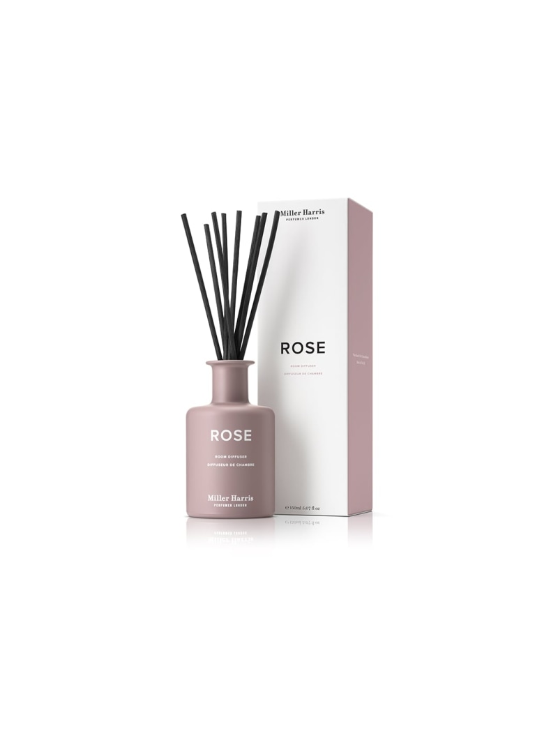 Miller Harris 【正規代理店】ルームディフューザー ローズ 150mL ミラー ハリス インテリア・生活雑貨 ディフューザー・お香・アロマオイル・キャンドル レッド【送料無料】| Fashion Men