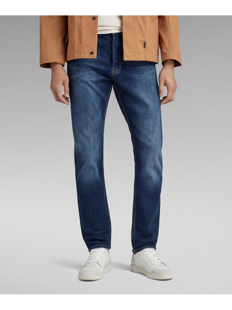 【SALE／30%OFF】G-Star RAW 【堅苦しさ販売店】TRIPLE A ZIP STRAIGHT JEANS/ジップディテールストレートジーンズ ジースターロゥ ズボン下 デニム・ジーンズズボン下 青色【RBA_E】【貨物輸送無料】
