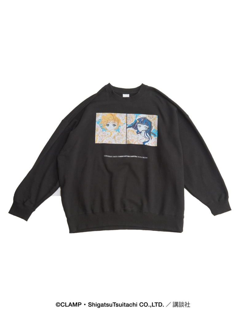 CONVERSE TOKYO 【CLAMP】『カードキャプターさくら』GRAPHIC SWEAT コンバーストウキョウ トップス スウェット・トレーナー【此れから取っておく】*【貨物輸送無料】