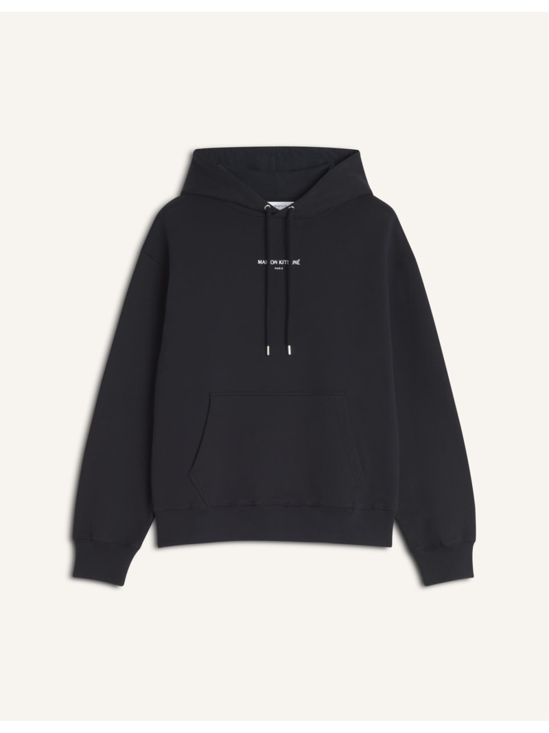 【SALE／35%OFF】Maison Kitsune Maison Kitsune/(M)MAISON KITSUN・・ PARIS COMFORT HOODIE 棲み家 狐狸 トップス パーカー・フーディー 黒いこと【RBA_E】【貨物輸送無料】