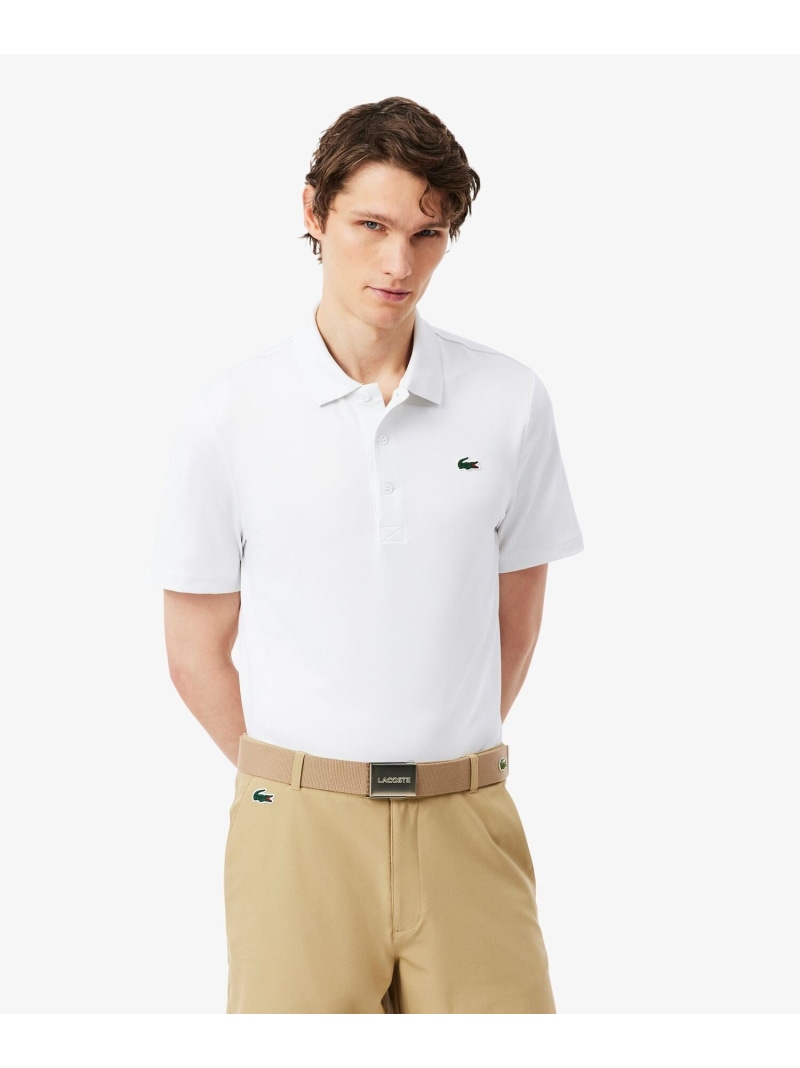 LACOSTE エッセンシャルウルトラドライゴルフポロシャツ ラコステ トップス ポロシャツ ネイビー グリーン ホワイト ピンク【送料無料】