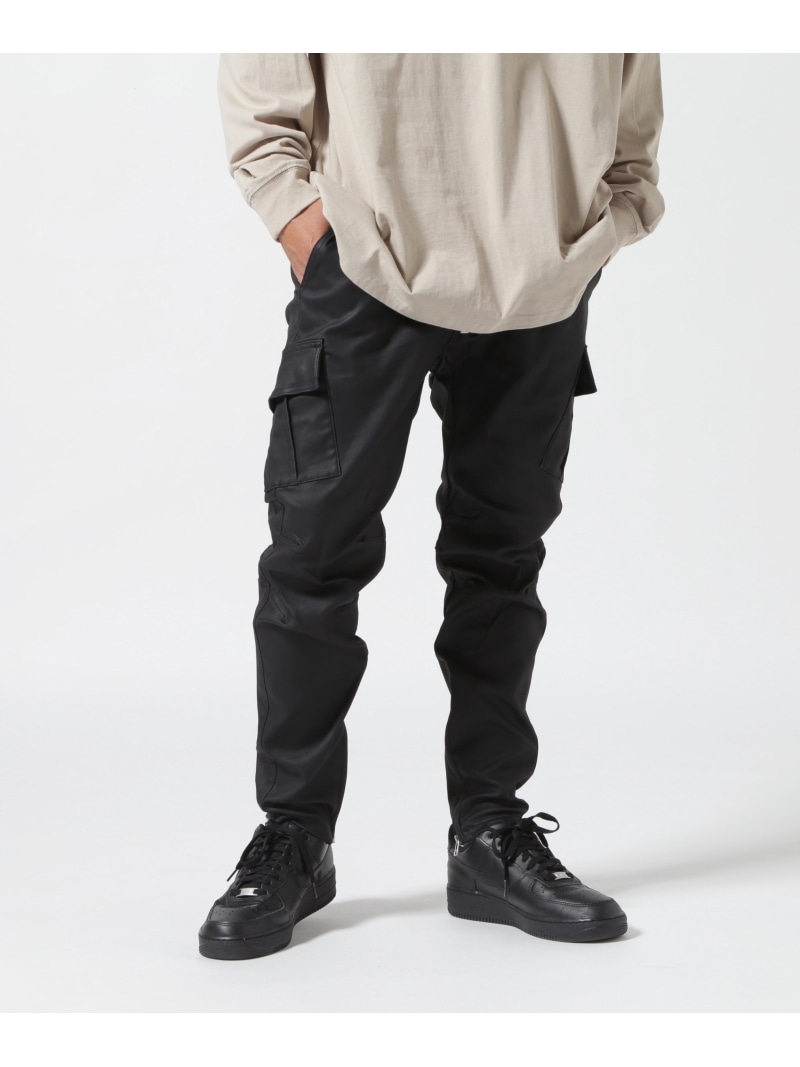LHP DankeSchon/ダンケシェーン/COATING ZIPCARGO PANTS エルエイチピー パンツ その他のパンツ ブラック【送料無料】