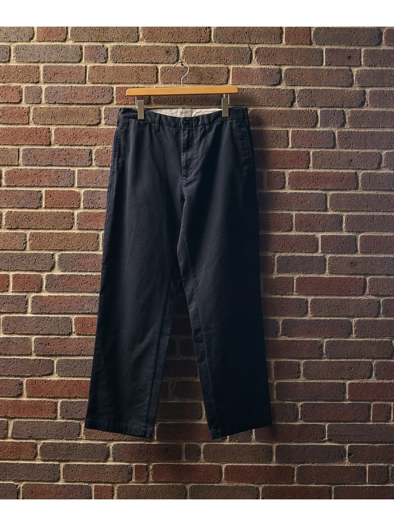 SHIPS MEN SHIPS: AUTHENTIC チノ パンツ シップス パンツ その他のパンツ ネイビー ベージュ グリーン【送料無料】