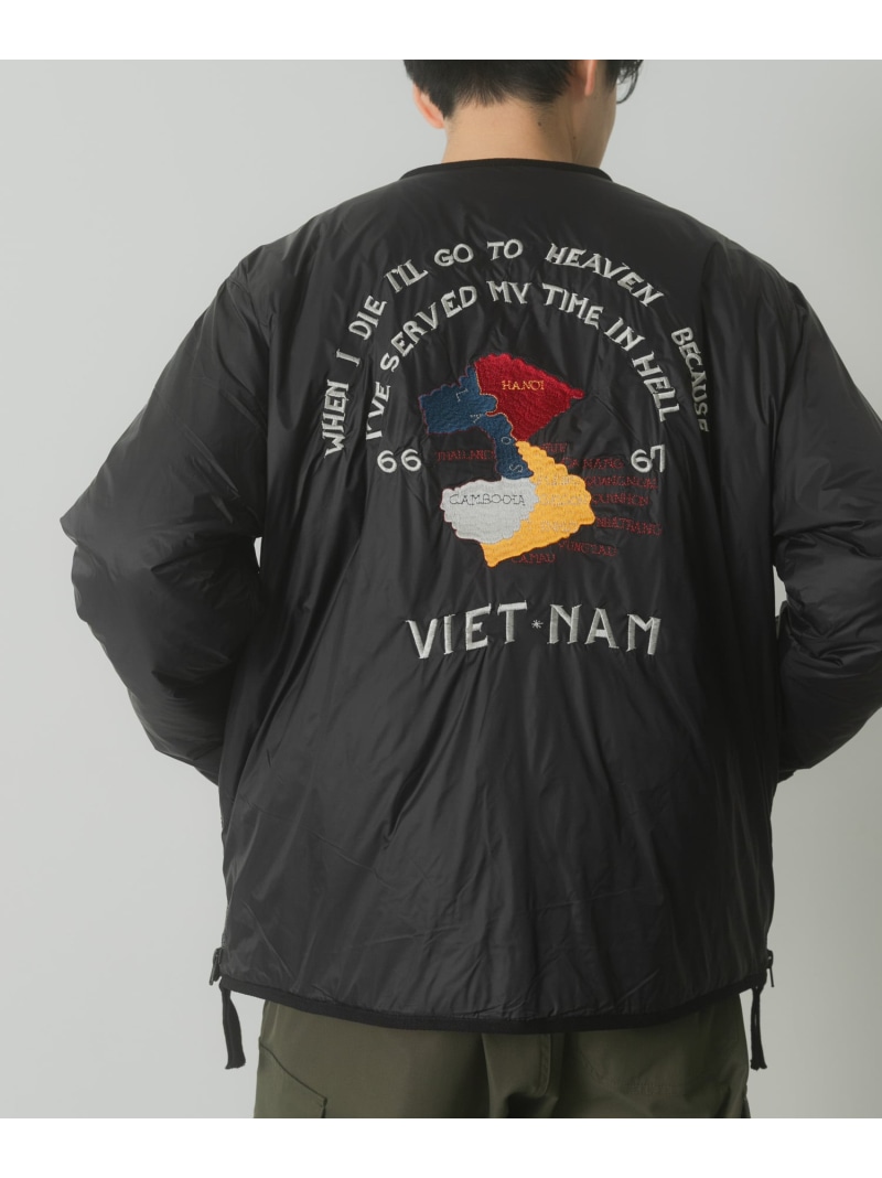 【SALE／20%OFF】URBAN RESEARCH ITEMS TAION Reversible VIETJAN Down Jacket アーバンリサーチアイテムズ ジャケット・アウター ダウンジャケット・ダウンベスト ブラック【RBA_E】【送料無料】