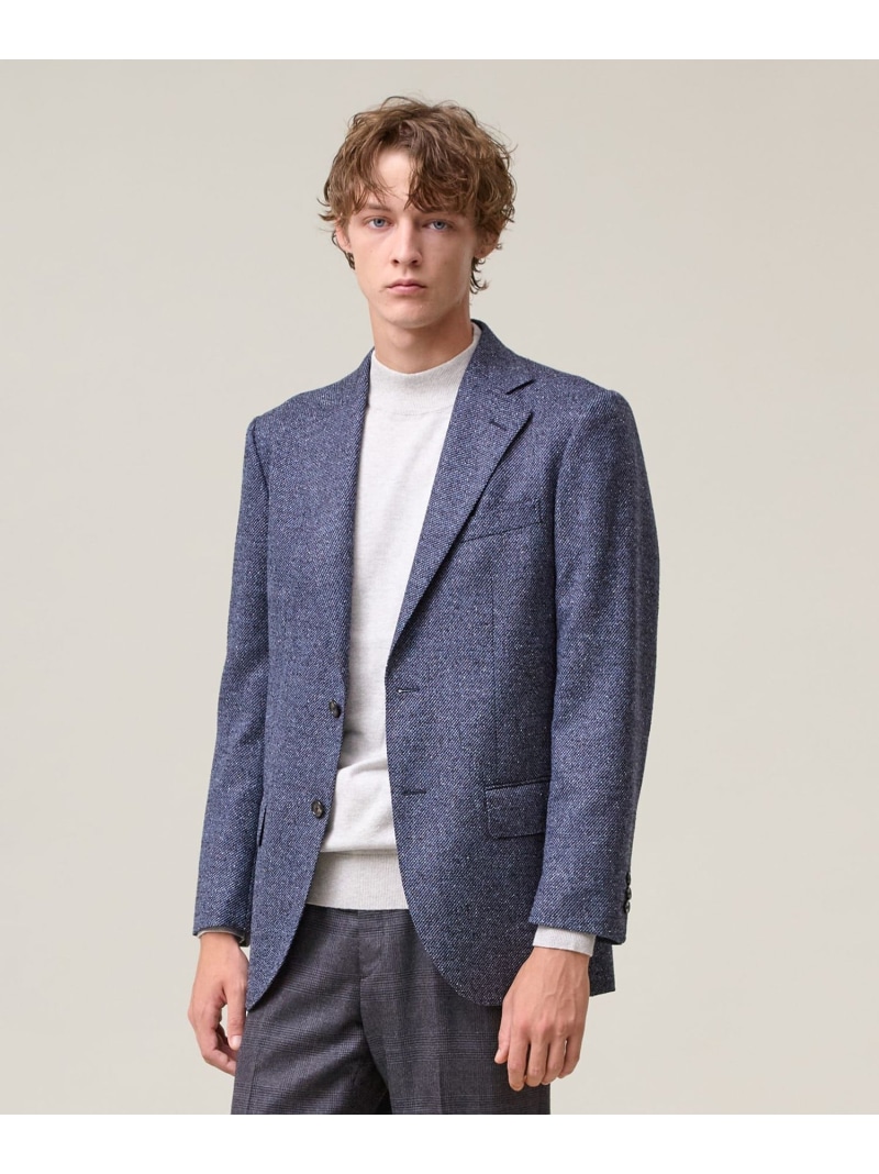 【SALE／20%OFF】J.PRESS 【ZIGNONE SOUL / ジニョーネ ソウル】 ウールシルクツイード ジャケット ジェイプレス ジャケット・アウター テーラードジャケット・ブレザー【RBA_E】【送料無料】