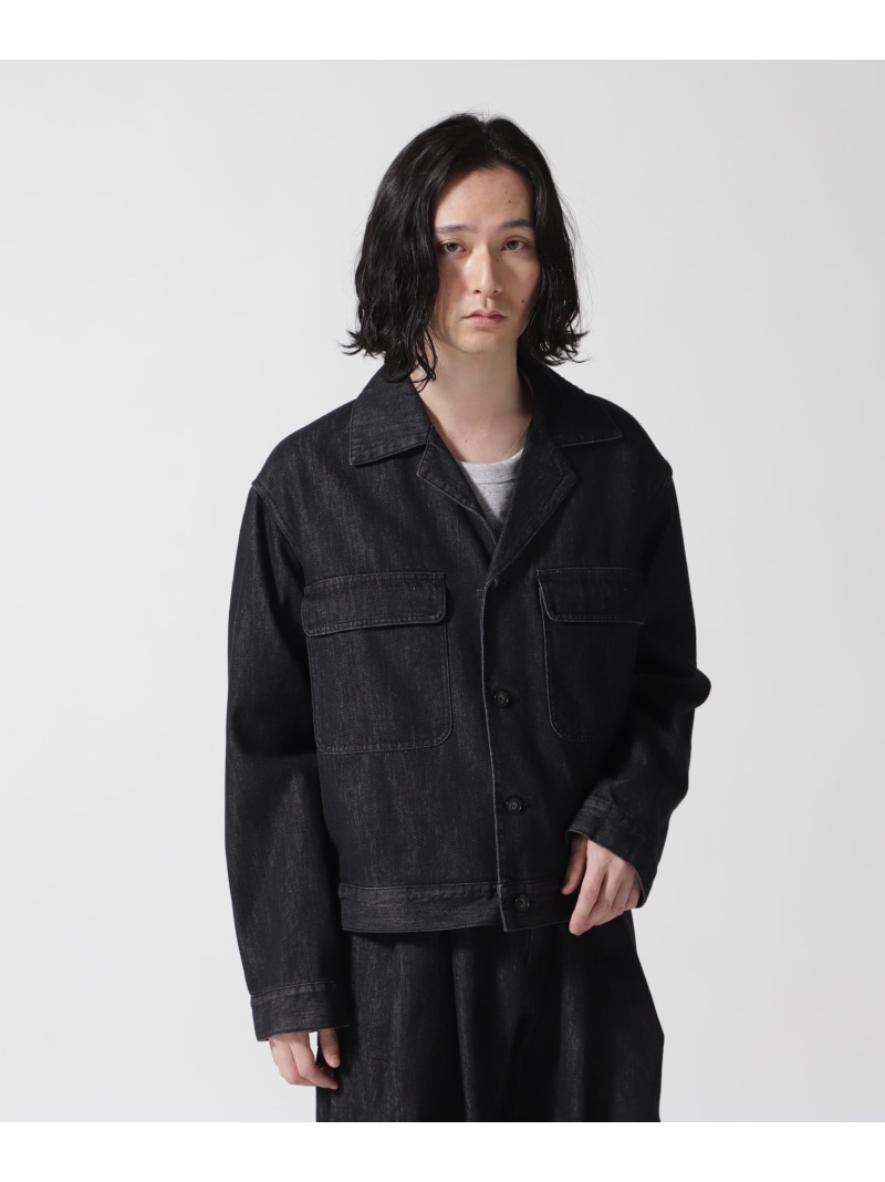 【SALE／30%OFF】GARDEN TOKYO Toironier/トワロニエ/Denim G-Jacket ガーデン ジャケット・アウター ブルゾン・ジャンパー ブラック【RBA_E】【送料無料】