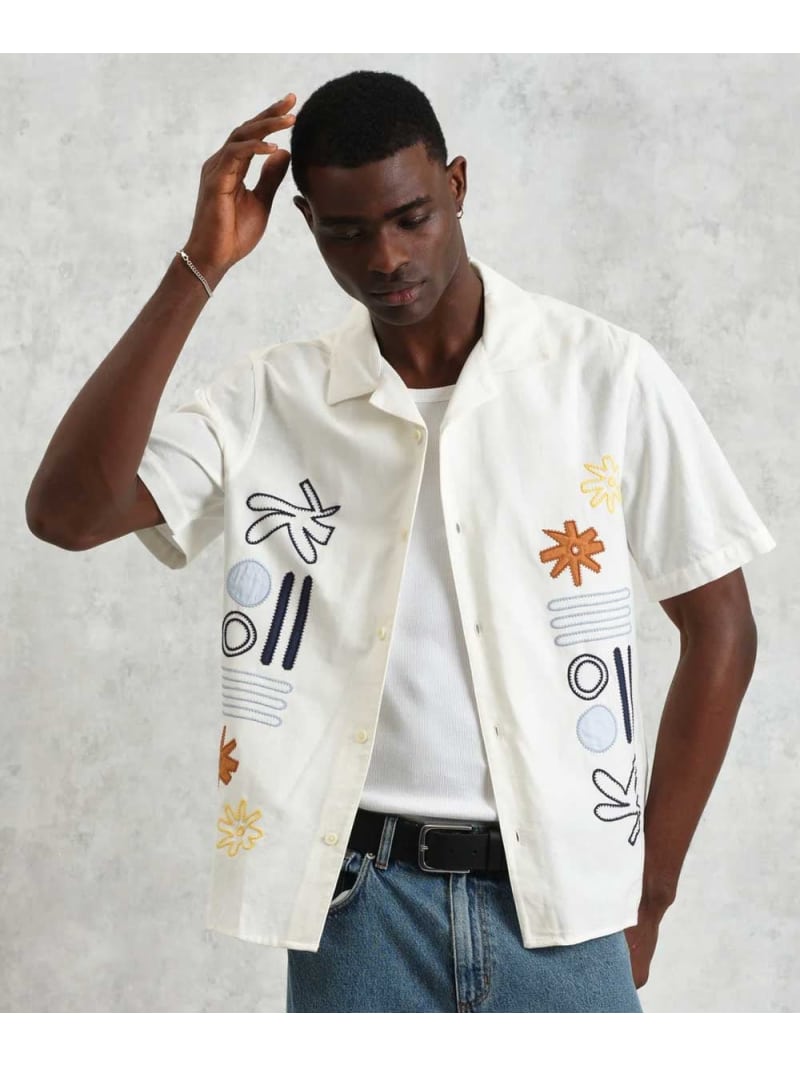 Wax London ディドコットシャツ ABSTRACT APPLIQUE ワックスロンドン トップス シャツ・ブラウス【送料無料】