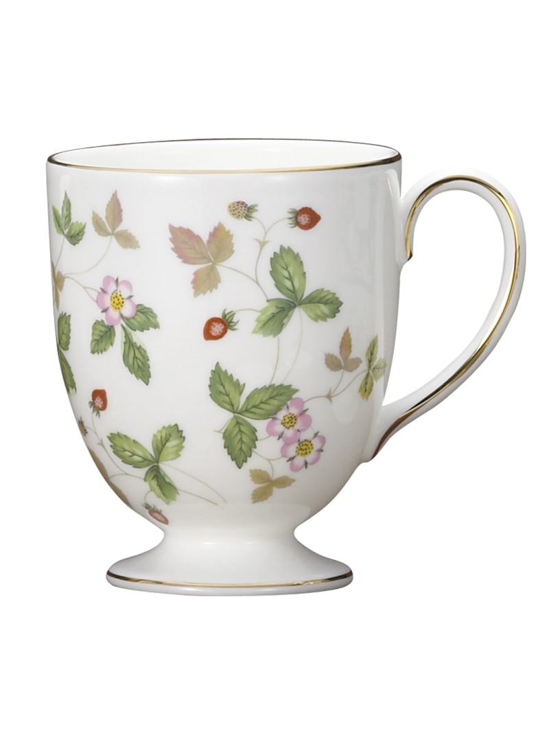 WEDGWOOD [堅苦しさ] ウェッジウッド ワイルド オランダ苺 マグカップ ウェッジウッド 食器・膳立て物の具・御厨子所備品 グラス・マグカップ・タンブラー【貨物輸送無料】