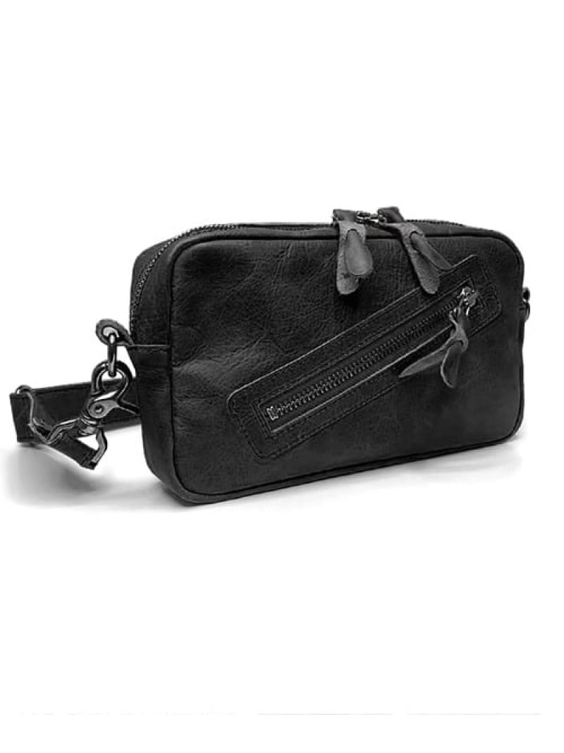 SELECT BRANDS Butler Verner Sails/バトラーバーナーセイルズ 馬革スクエアジップショルダー ジャックローズ バッグ ショルダーバッグ ブラウン ブラック【送料無料】