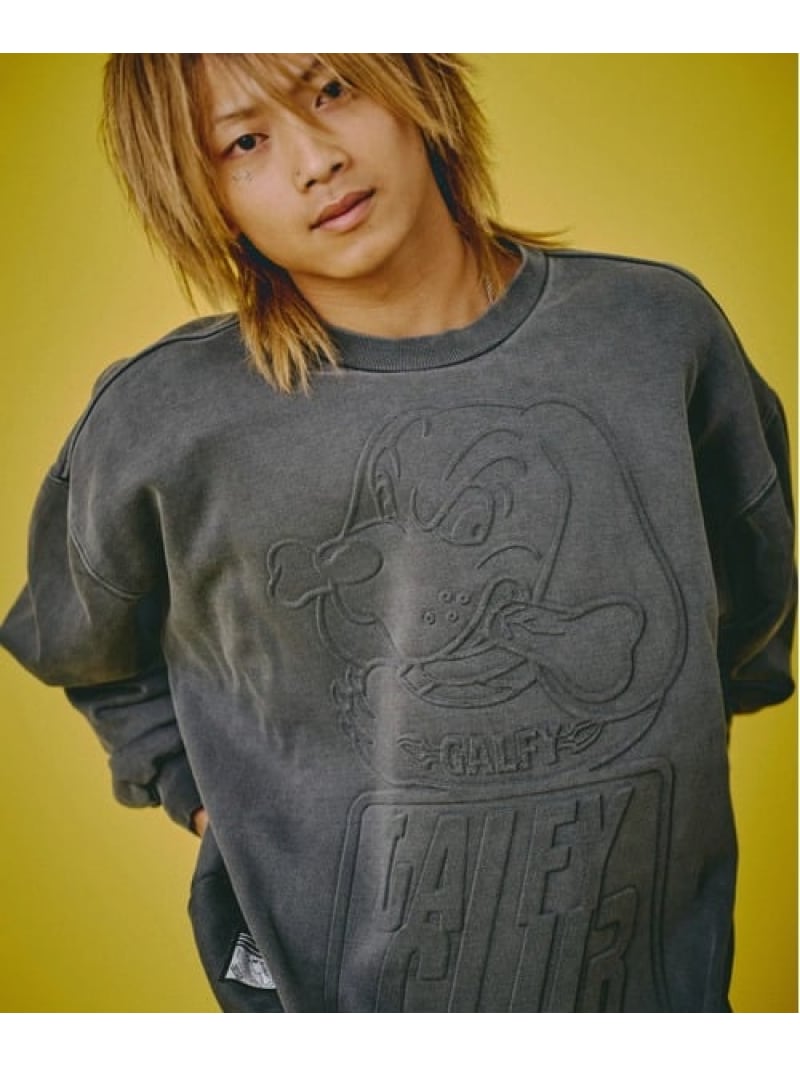 SELECT BRANDS GALFY/ガルフィー CLUBクルースウェット(MENS) ジャックローズ トップス スウェット・トレーナー ピンク ブラック【送料無料】 9,865円