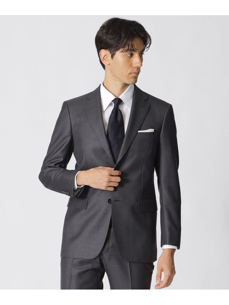 Paul Stuart 【Nikkei magazin掲げる】【QUINTESSENTIAL】＜EASTGATE MODEL＞ ORIGINAL TOP TWILL背広 極点・スチュアート 背広・フォーマル セットアップ背広 薄墨色【貨物輸送無料】