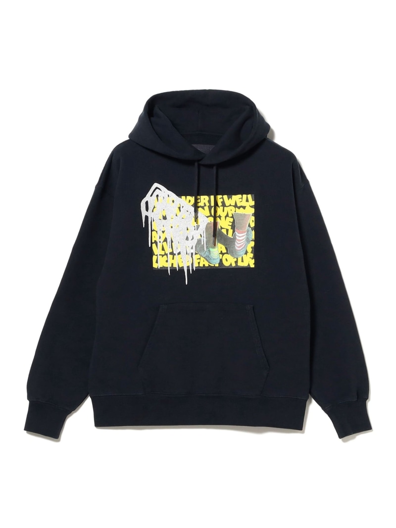 【SALE／30%OFF】BEAMS T VIEW / Hoodie ビームスT トップス パーカー・フーディー ネイビー【RBA_E】【送料無料】