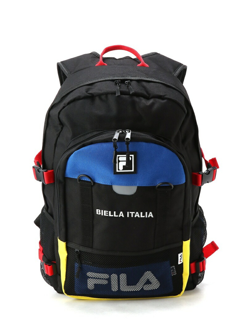 【楽天市場】WEGO (M)別注FILAスクールリュック2 ウィゴー バッグ リュック/バックパック ブラック ピンク ベージュ ホワイト