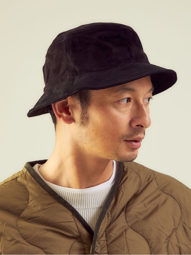 United Arrows Green Label Relaxing Ridgewood Caps スエード バケットハット ユナイテッドアローズ グリーンレーベルリラクシング 帽子 ヘア小物 ハット ブラック ブラウン 送料無料 Ice Org Br