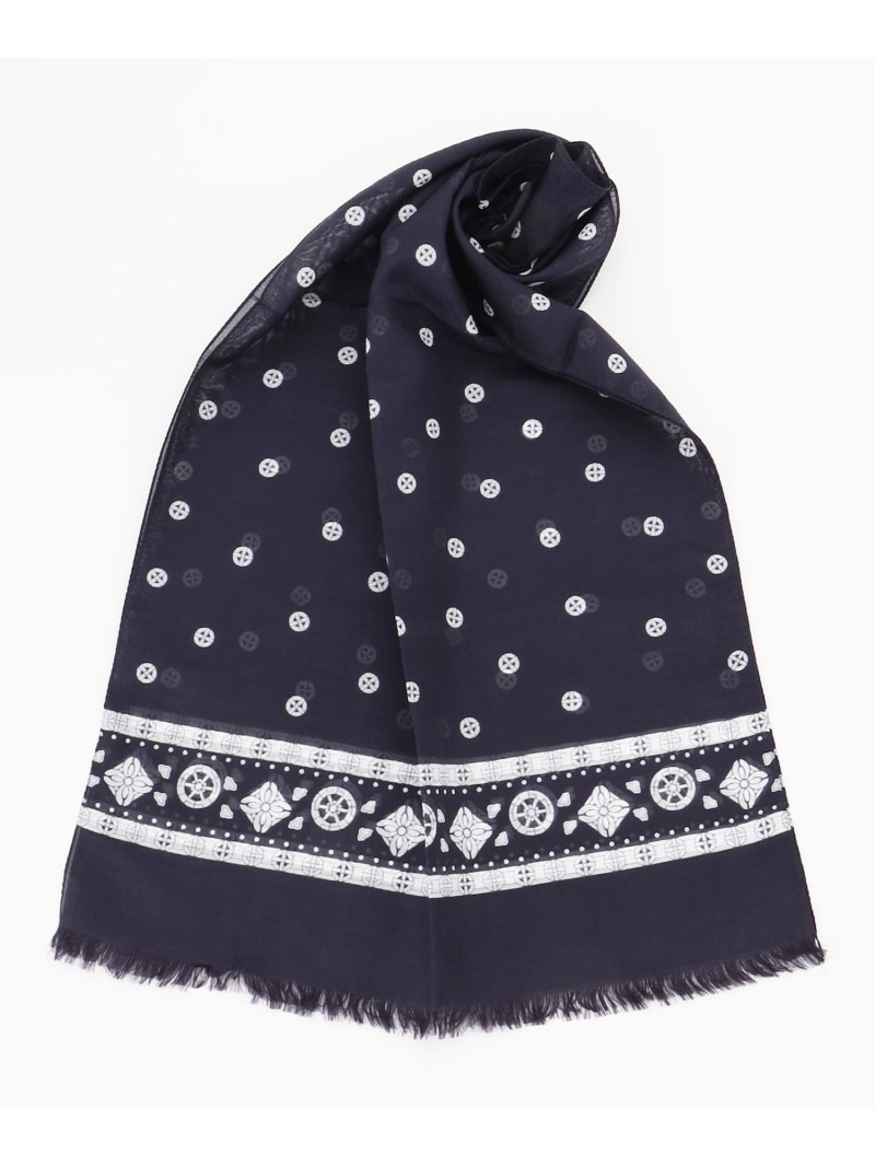 【SALE/30%OFF】JOSEPH HOMME シルク/コットンストール ジョゼフ オム ファッション雑貨 マフラー・ストール・ネックウォーマー ネイビー【RBA_E】【送料無料】| Fashion Men