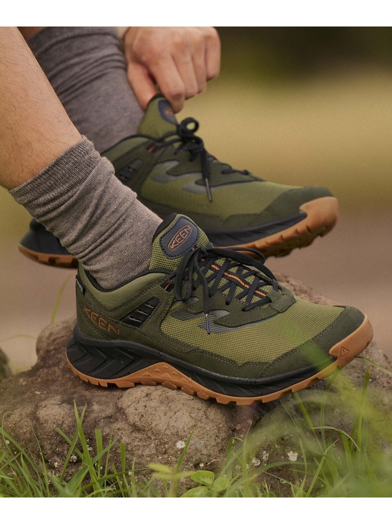 【SALE／30%OFF】KEEN MEN HIGHTRAIL WP メンズ ハイトレイル ウォータープルーフ キーン シューズ・靴 スニーカー ゴールド【RBA_E】【送料無料】