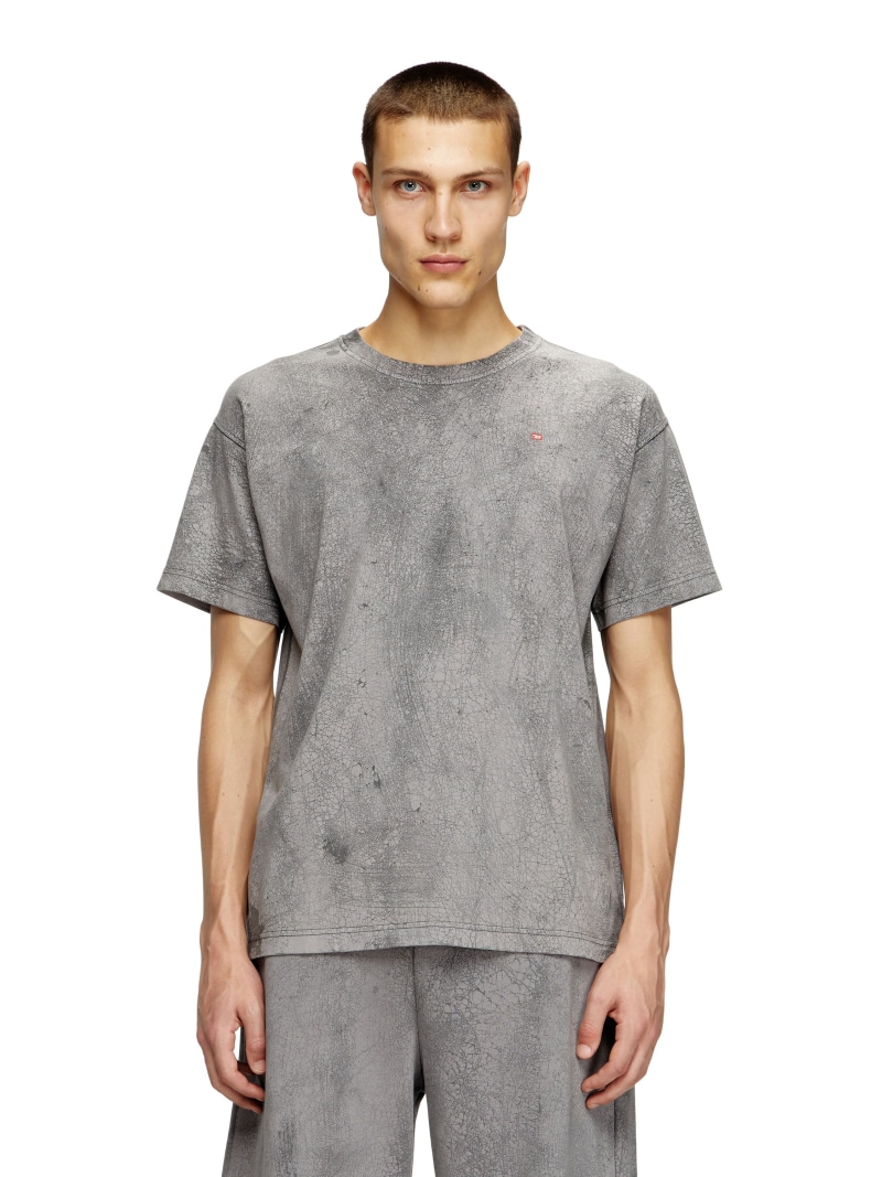 【SALE／40%OFF】DIESEL メンズ プルオーバー T-NORM-T8 ディーゼル トップス カットソー・プルオーバー 薄墨色 サクラ色【RBA_E】【貨物輸送無料】