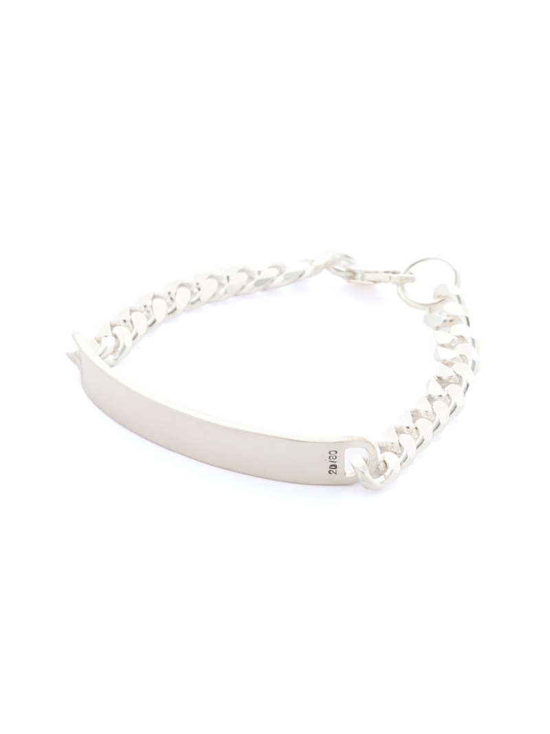 LHP トゥエンティーエイティー/STERLING SILVER ID BRACELET 8粍 WIDTH エルエイチピー 流行り物雑貨 余分の物の流行り物雑貨 しろがね色【貨物輸送無料】