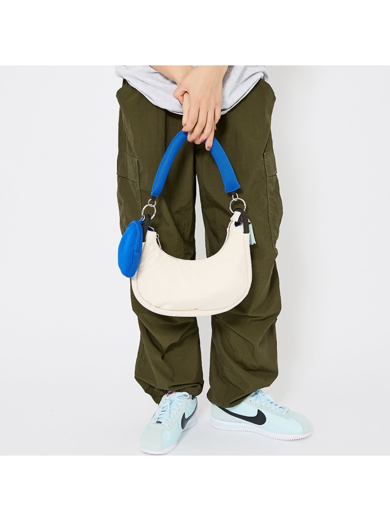 ABAHOUSE LASTWORD 【cheek/チーク】rund shoulder C25001 ショルダーバック アバハウス バッグ ショルダーバッグ グレー ホワイト ブラック【送料無料】