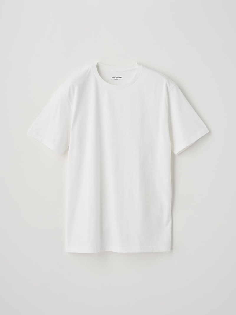 JOHN SMEDLEY オリジナルコットン天竺半袖Tシャツ｜UTS912｜UNDERWEAR for MEN ジョンスメドレー トップス カットソー・Tシャツ ホワイト【送料無料】