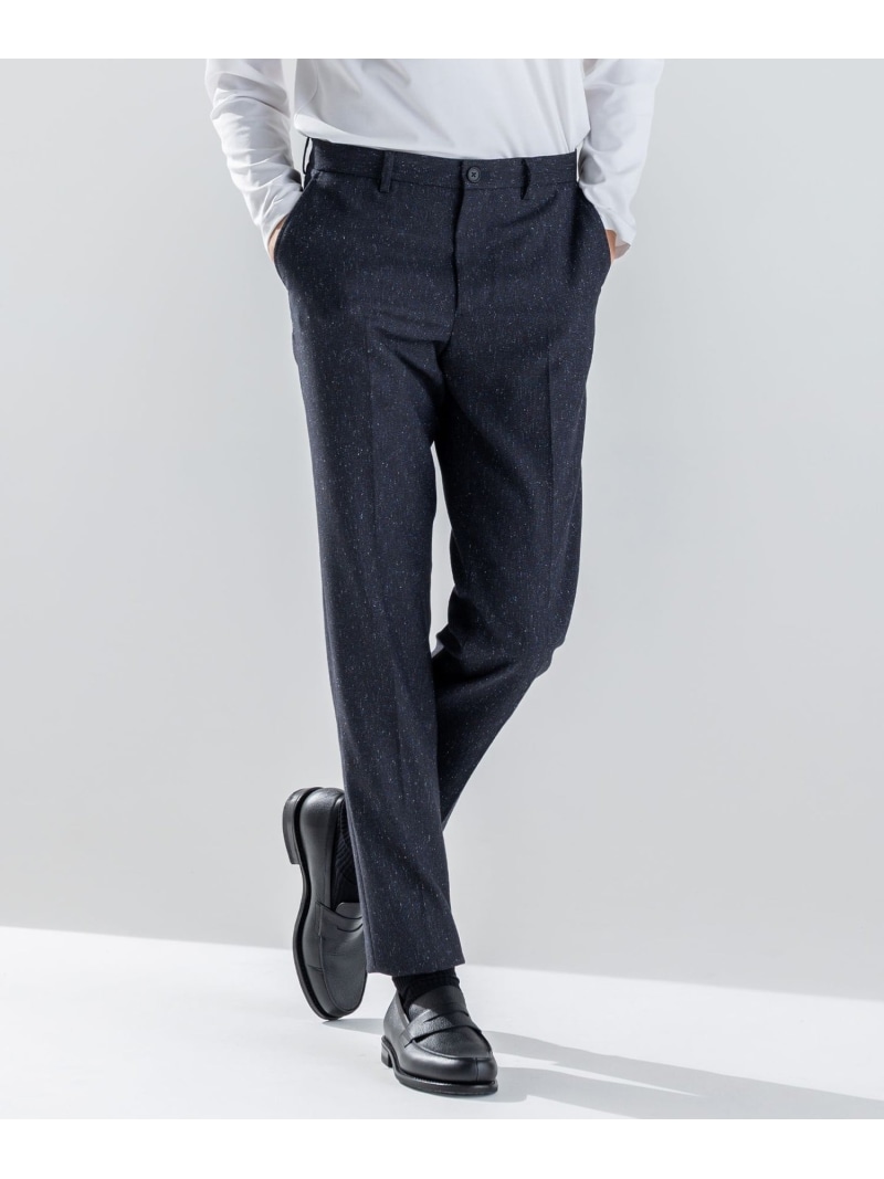 【SALE／30%OFF】JOSEPH HOMME 新素材【セットアップ対応】カラーネップストレッチ テーパードパンツ / CITY ジョゼフ オム パンツ その他のパンツ グレー ネイビー【RBA_E】【送料無料】