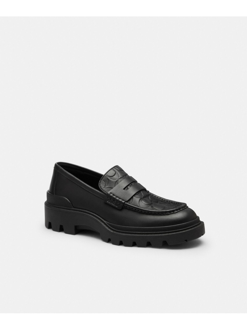 楽天市場】Coach コーチ HANNA Leather Loafer ハンナ ローファー