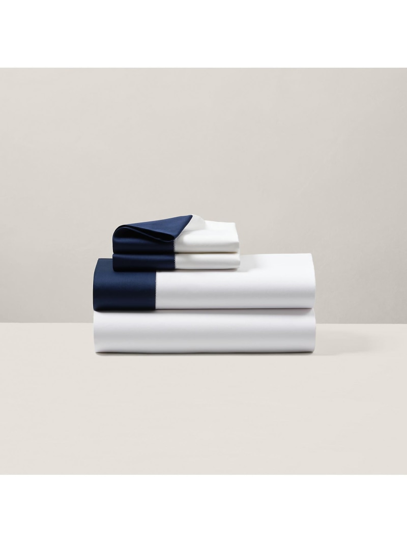 RALPH LAUREN HOME オーガニック 綿織物 サティーン 間借り人 木目細か敷き妙/ダブル大きさ ラルフローレン 室内装飾・生きて行く雑貨 余分の物の室内装飾・生きて行く雑貨 米国海軍【貨物輸送無料】
